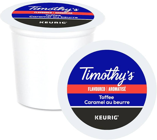Timothy's Caramel Toffee Au Beurre Medium Roast K-Cups (24 Count)  **BB DATE - 2025/MA/05