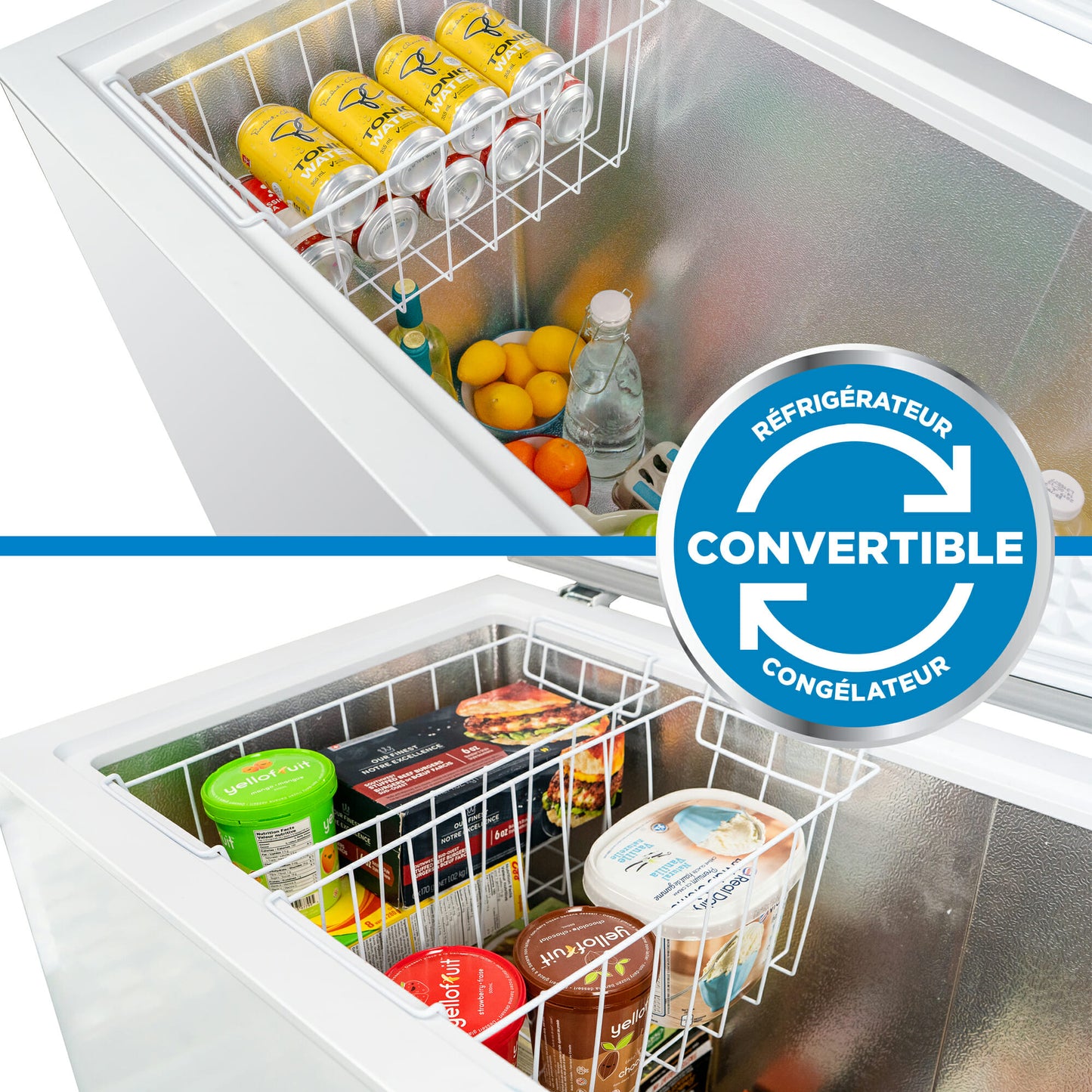 Danby 7.0 cu. ft. Convertible Square Model Chest Freezer