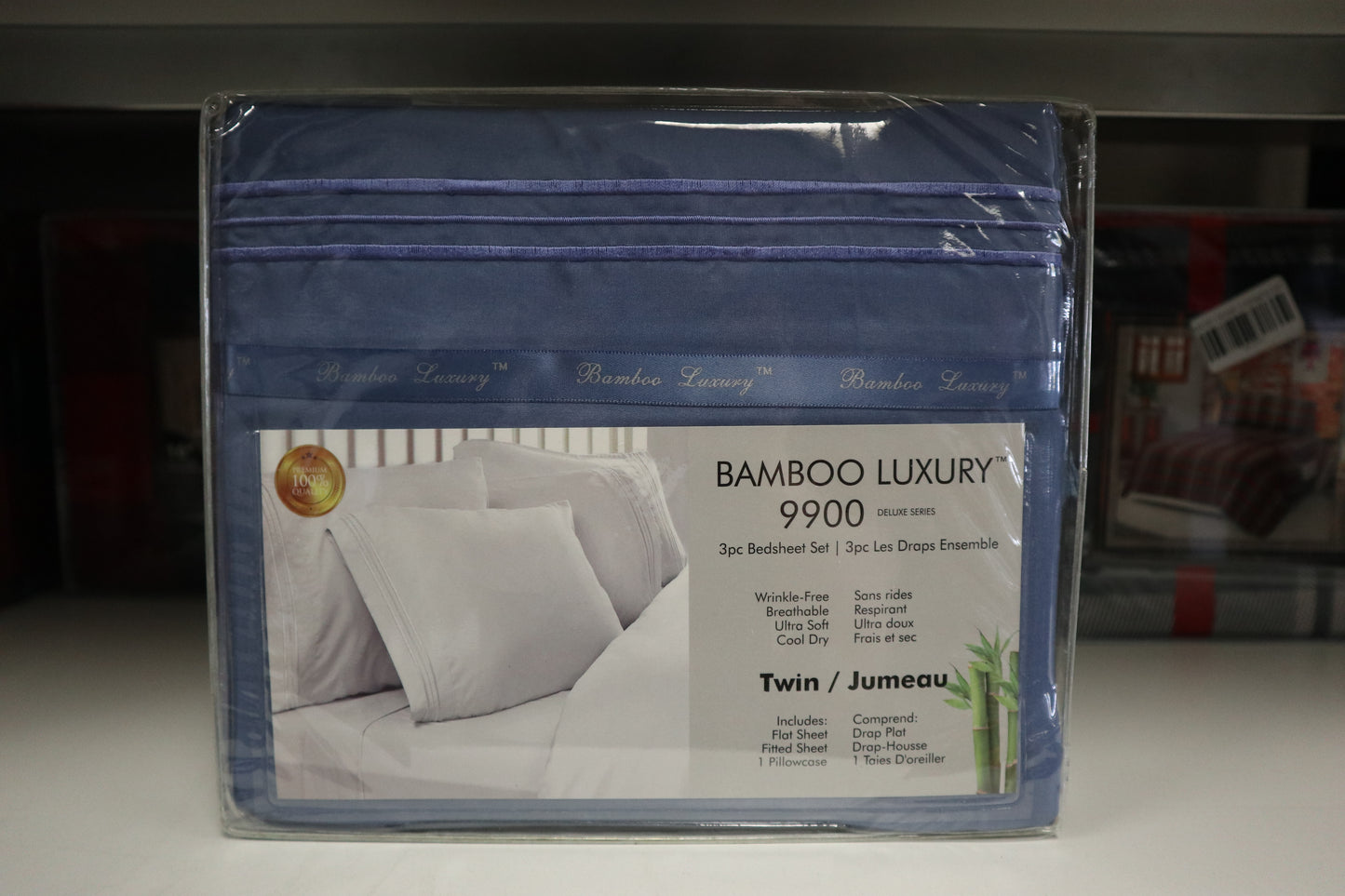 CLD Bamboo Home Luxury 3pc Sheet Set - Blue