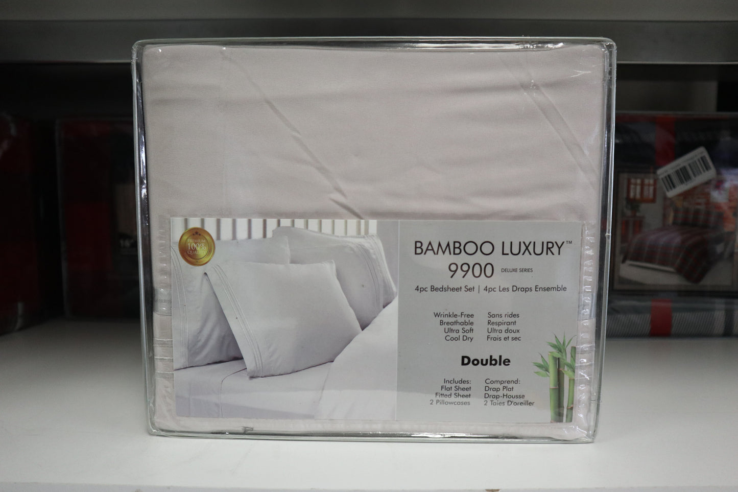 CLD Bamboo Home Luxury 3pc Sheet Set - Eggshell