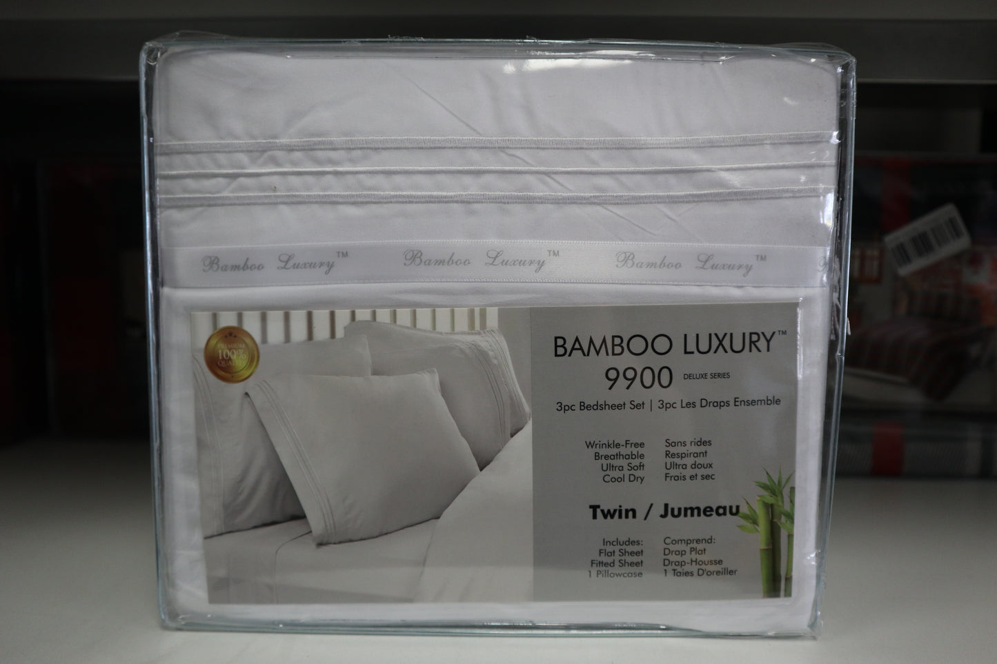CLD Bamboo Home Luxury 3-4pc Sheet Set - White